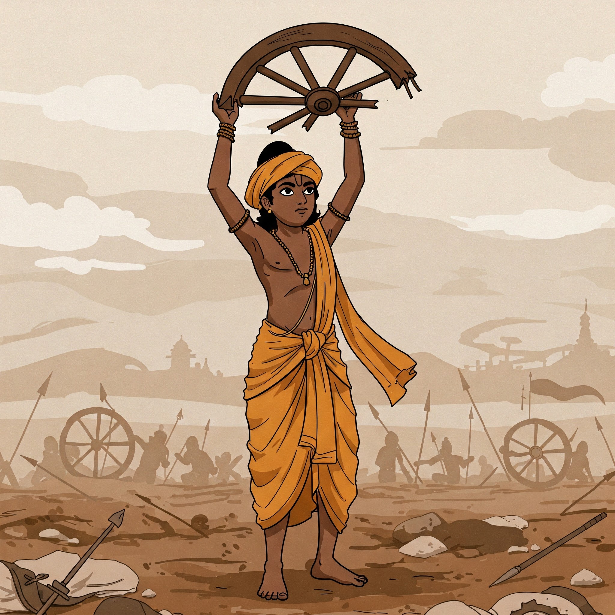 Abhimanyu’s Heroic End and Why Karna Fought Him