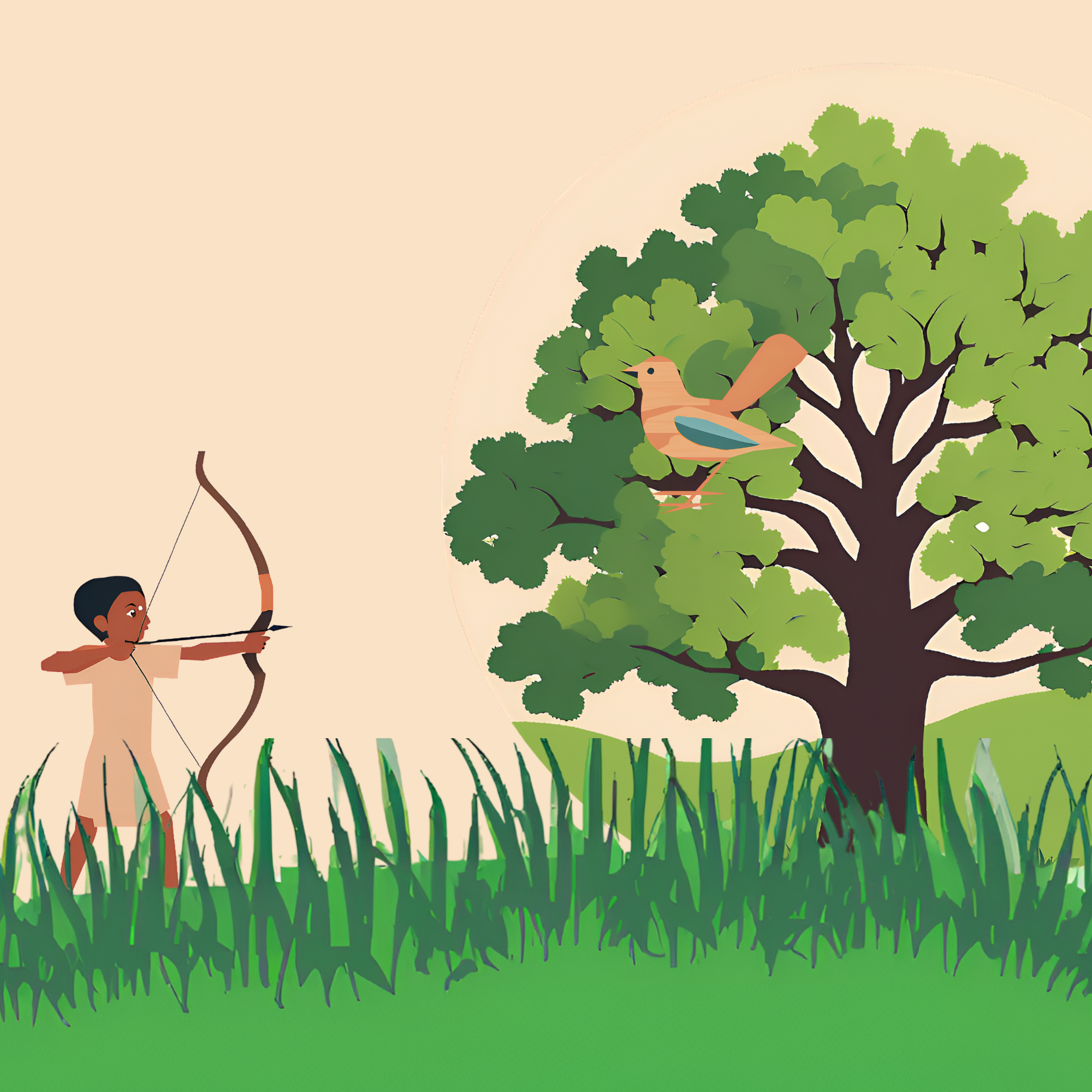 Arjuna and the Bird's Eye Test