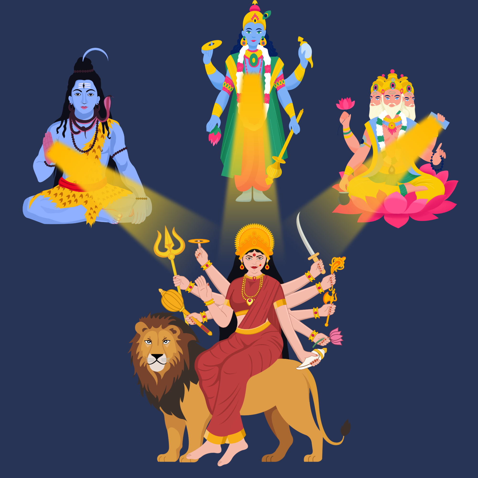 The Creation of Durga