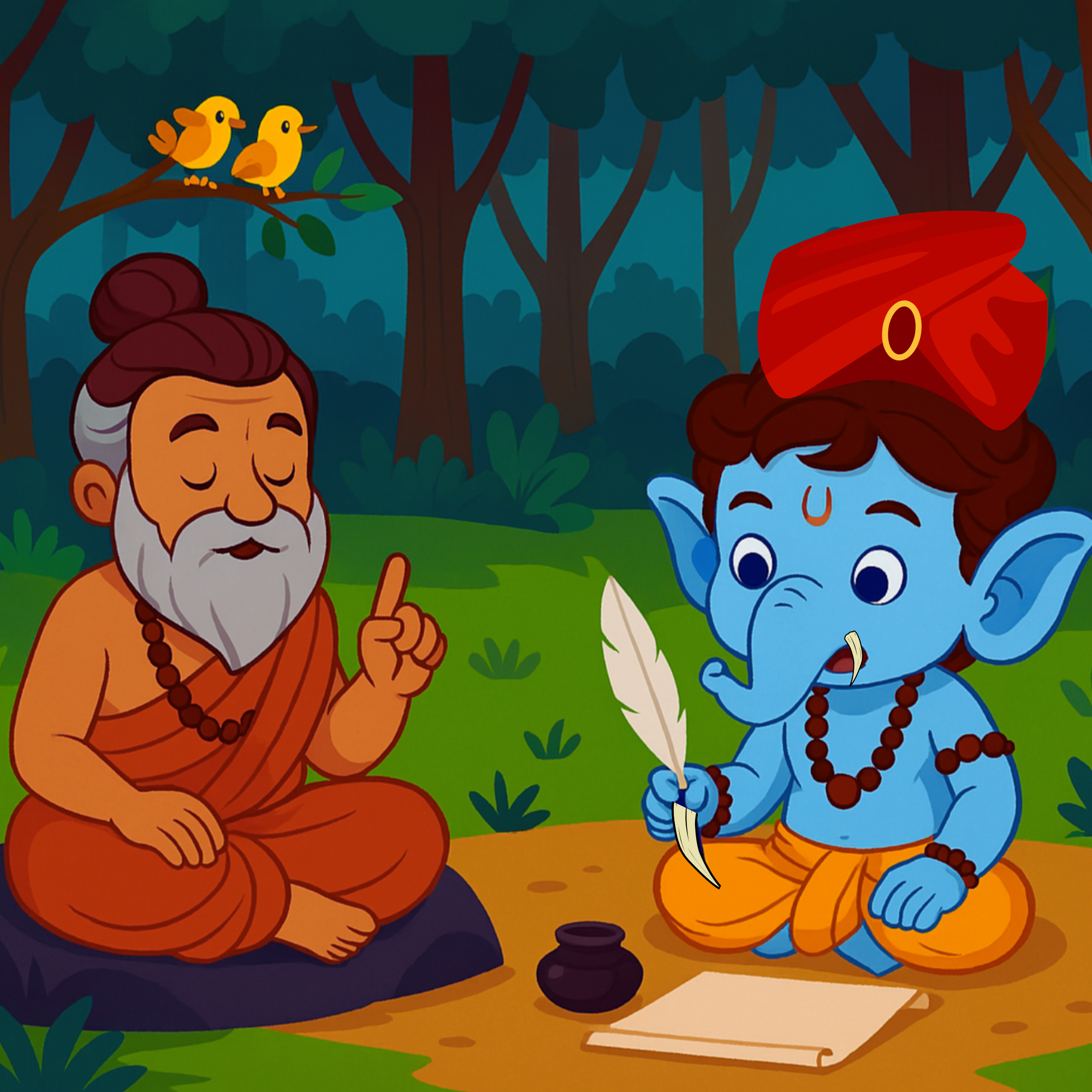 Why Ganesha Has One Tooth