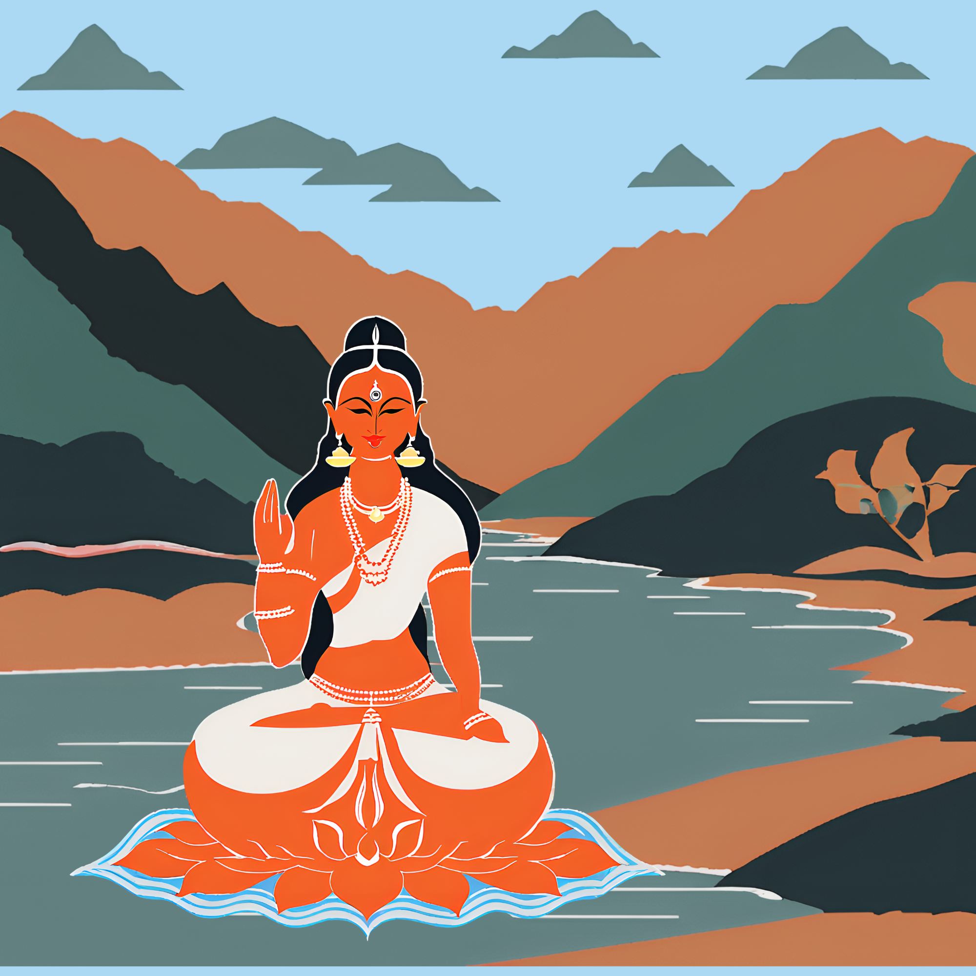 Ganga’s Journey on Earth