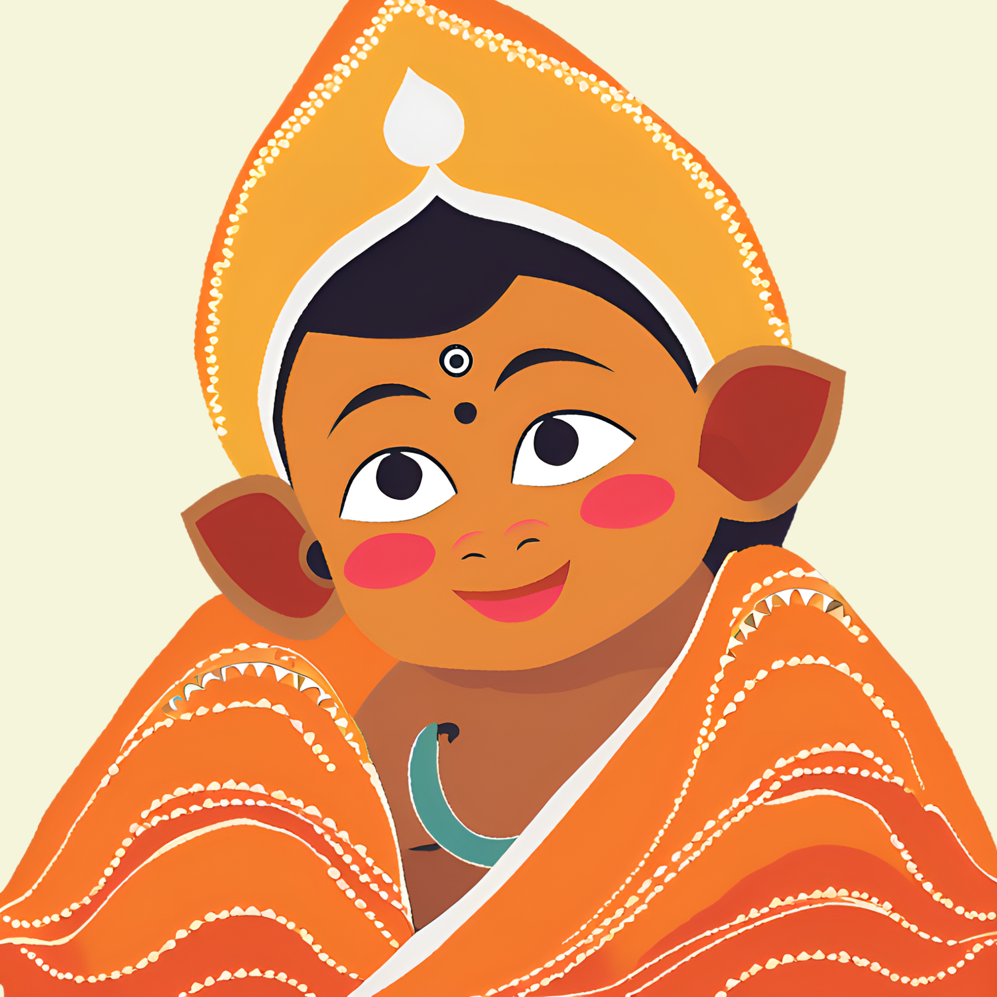 Hanuman jumps toward the sun