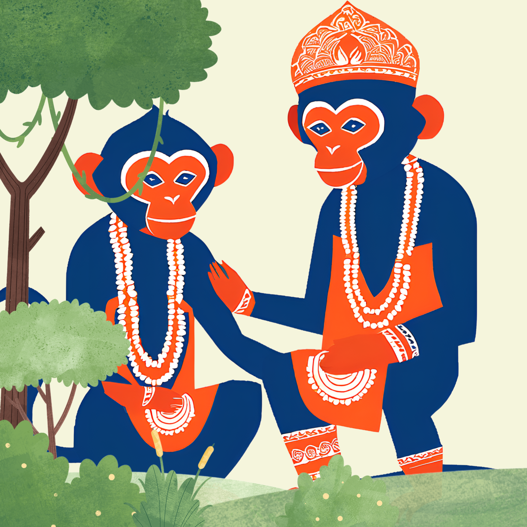 Anjana's Marriage to the King of Monkeys