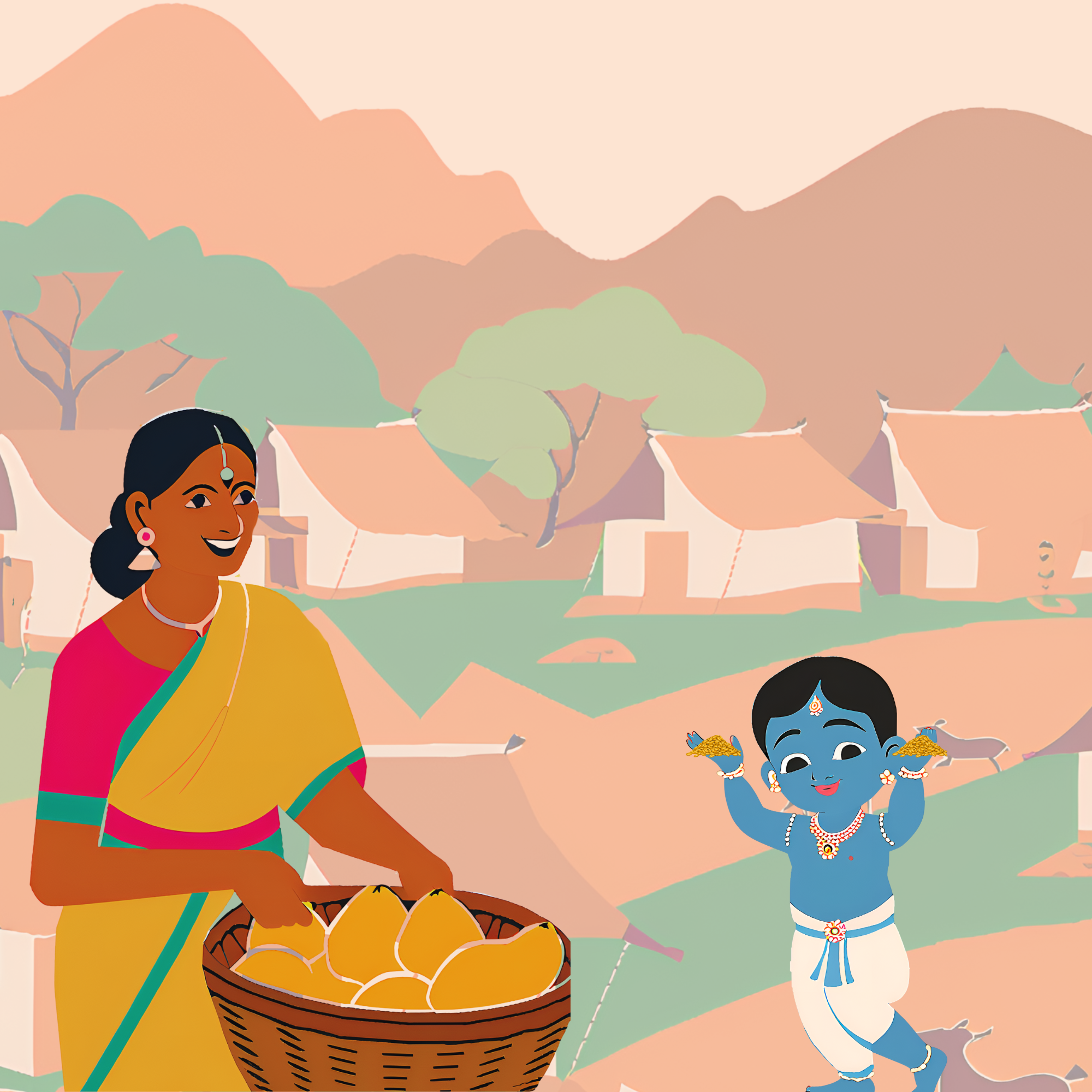 Krishna's Golden Mangoes