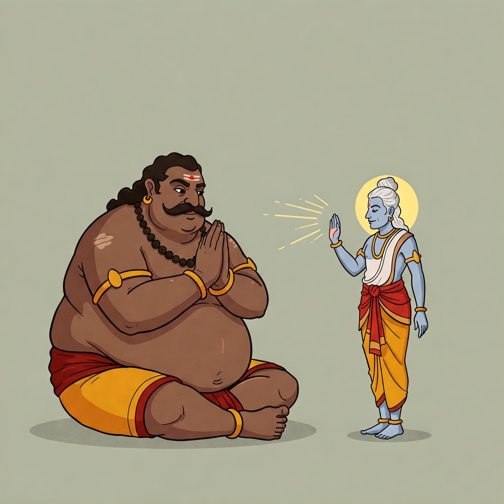The Tongue-Tied Giant (Why Kumbhakarna Slept for Six Months)