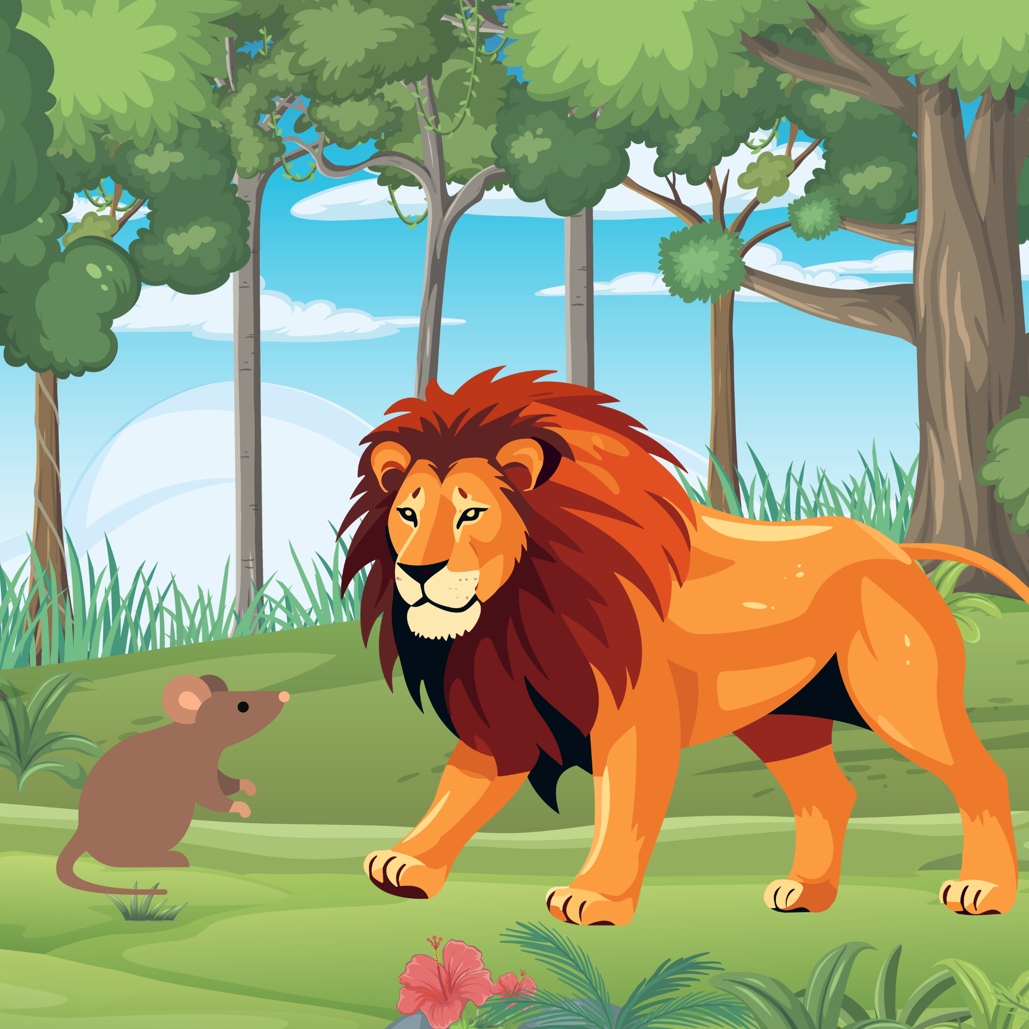 The Mighty Lion's Capture