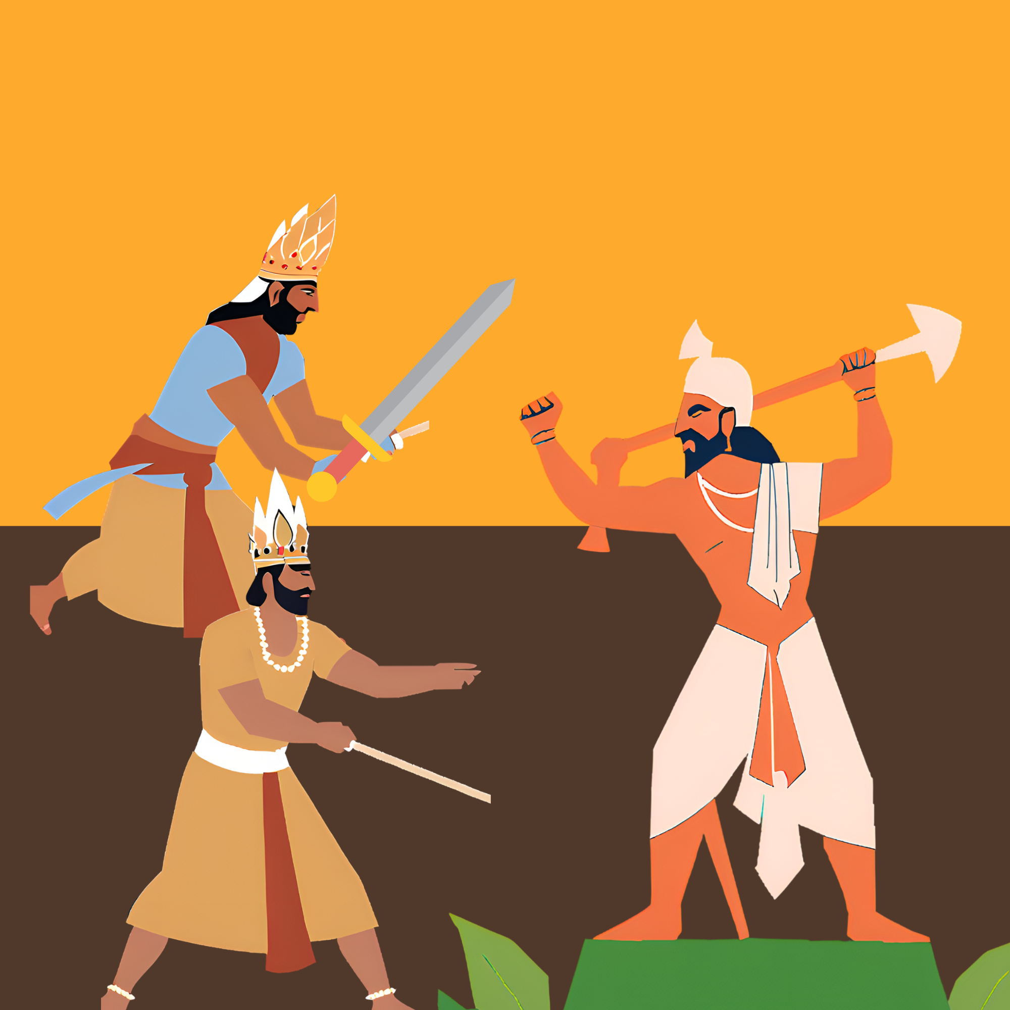 Hanuman jumps toward the sun