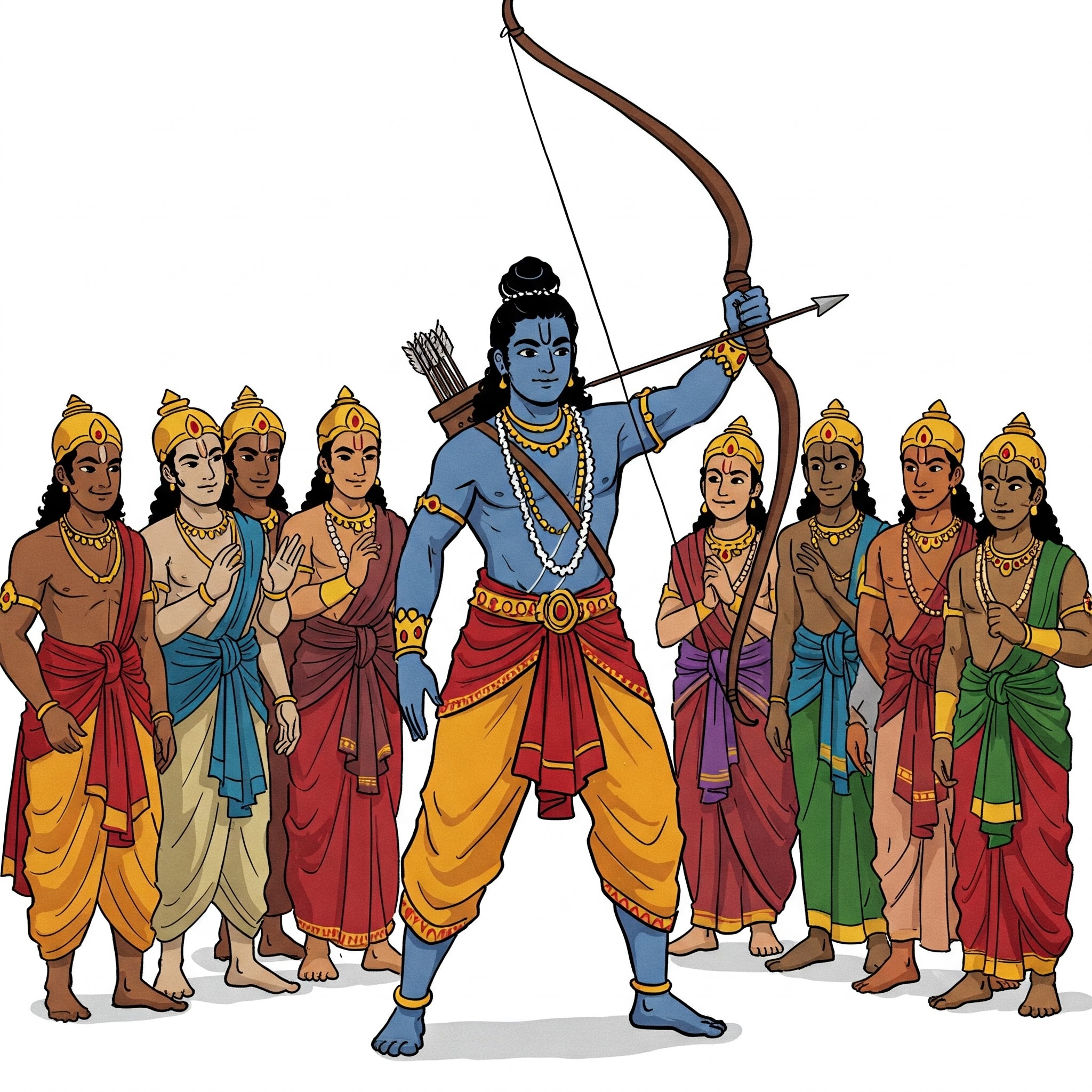 Rama Breaks Pinaka and Wins Sita’s Heart